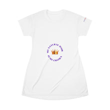 Load image into Gallery viewer, My Natural Hair Is My Crown T-Shirt Dress
